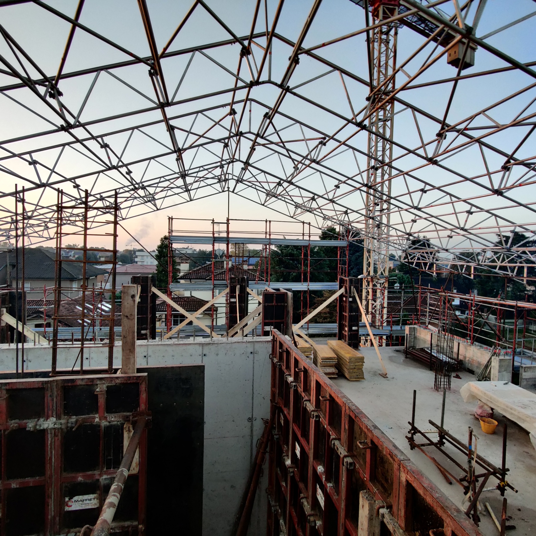Palazzina residenziale oggetto di intervento gestito in ambito consortile